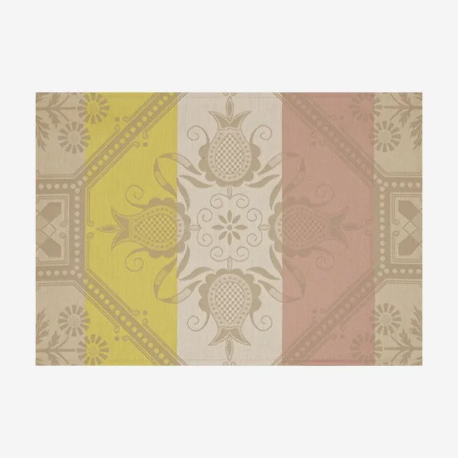 Le Jacquard Franais | Hacienda Coated Placemat - Beige