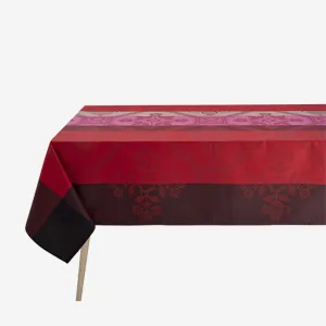 Le Jacquard Franais | Hacienda Coated Tablecloth - Red - 69"X126"
