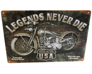 LEGENDS NEVER DIE-A4 WALL ART