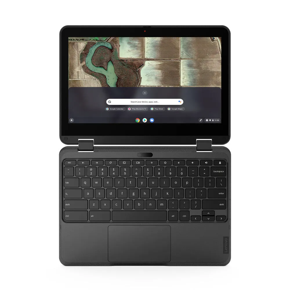 Lenovo 500e G2 11.6" Chromebook - Intel Celeron N5100, 8GB RAM, 64GB eMMC, Touchscreen, ChromeOS, Grey