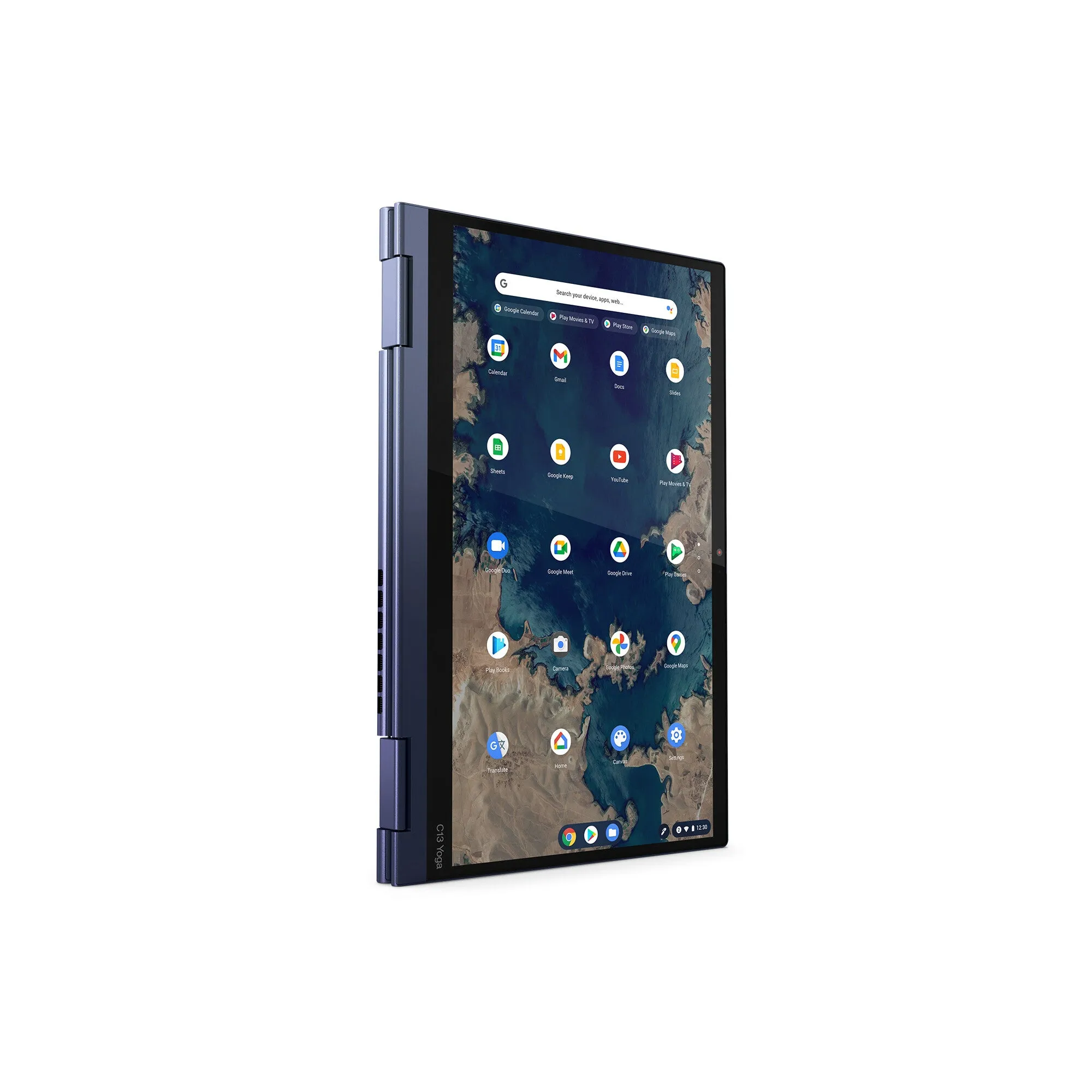 Lenovo ThinkPad C13 Yoga 13.3" Chromebook - AMD Athlon Gold 3150C, 4GB RAM, 64GB eMMC, Touchscreen, ChromeOS, Blue