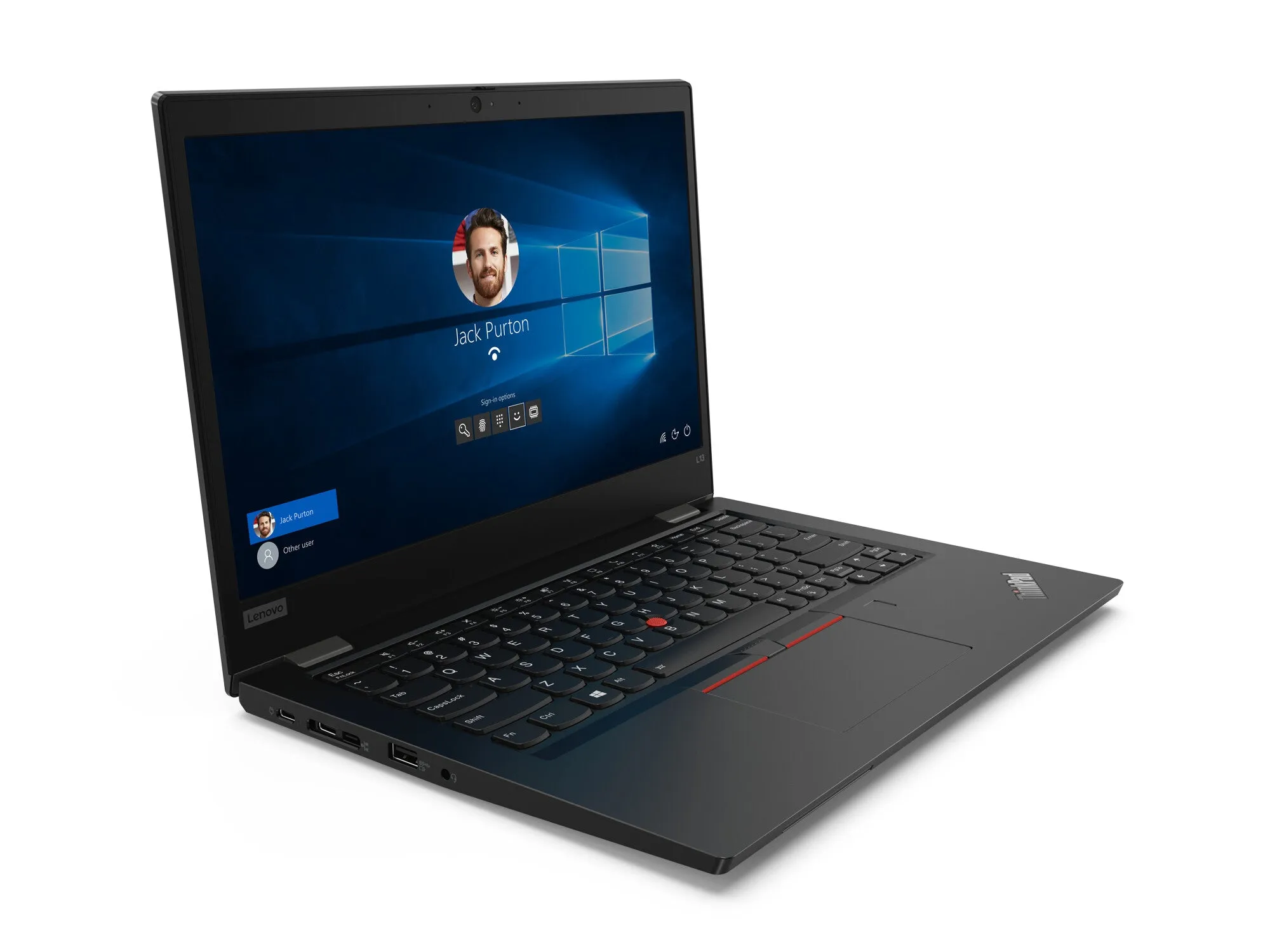 Lenovo ThinkPad L13 G2 13.3" Laptop - AMD Ryzen 5 PRO 5650U, 8GB RAM, 256GB SSD, Windows 10 Pro, Black