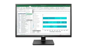 LG 27BK550Y-B 27" Full HD Monitor - 75Hz, 5ms, IPS, Height Adjustable, Speakers, Black
