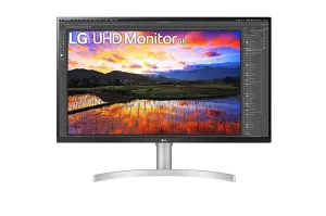 LG 32UN650-W 31.5" 4K Ultra HD Monitor - 5ms, IPS, AMD FreeSync, Height Adjustable, Speakers, White