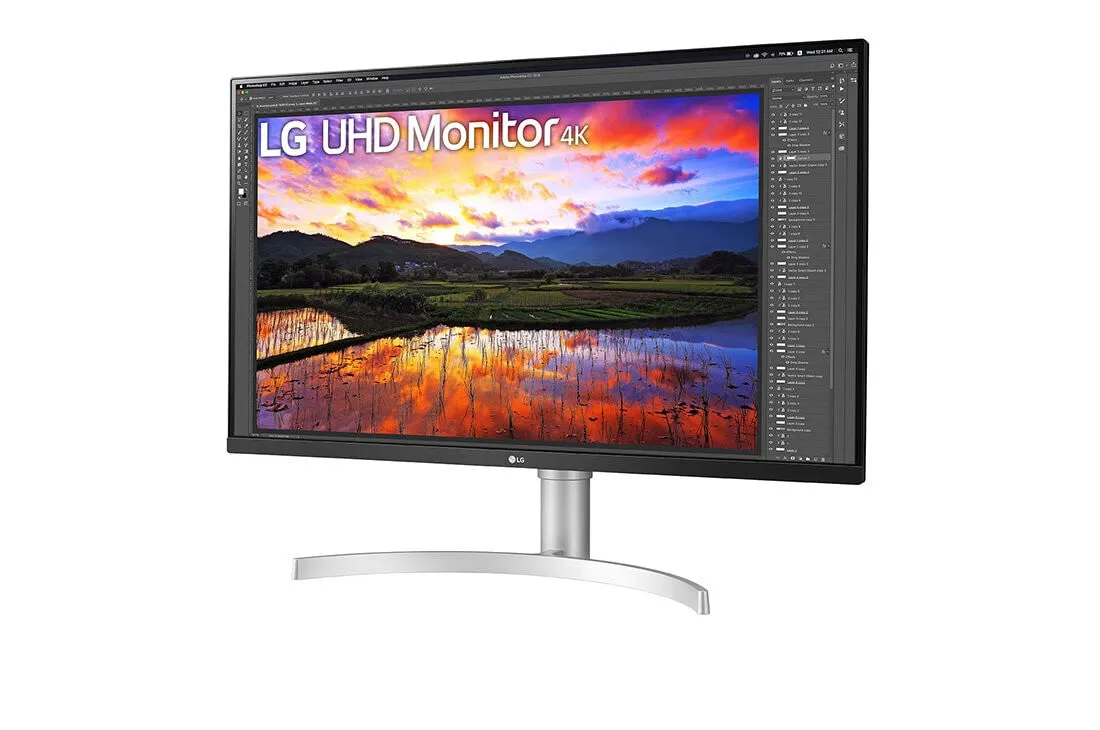 LG 32UN650-W 31.5" 4K Ultra HD Monitor - 5ms, IPS, AMD FreeSync, Height Adjustable, Speakers, White