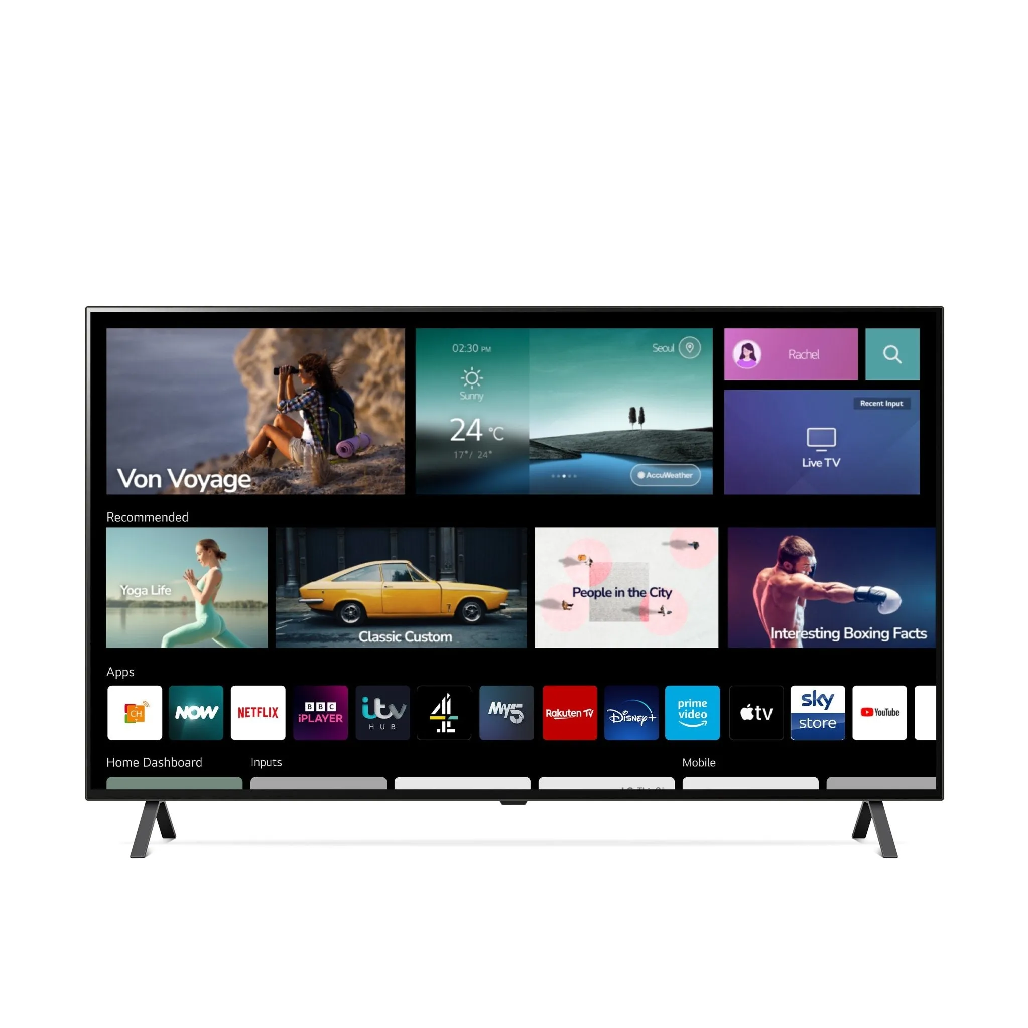 LG OLED A2 Series 48 Inch 4K Smart TV | OLED48A26LA.AEK