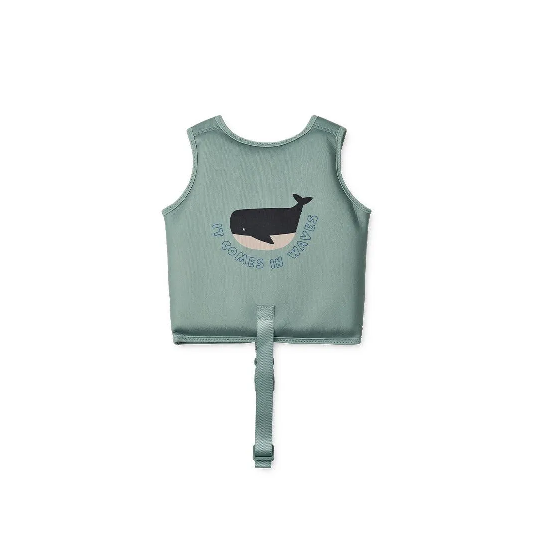 Liewood Dove Swim Vest - Waves / Peppermint