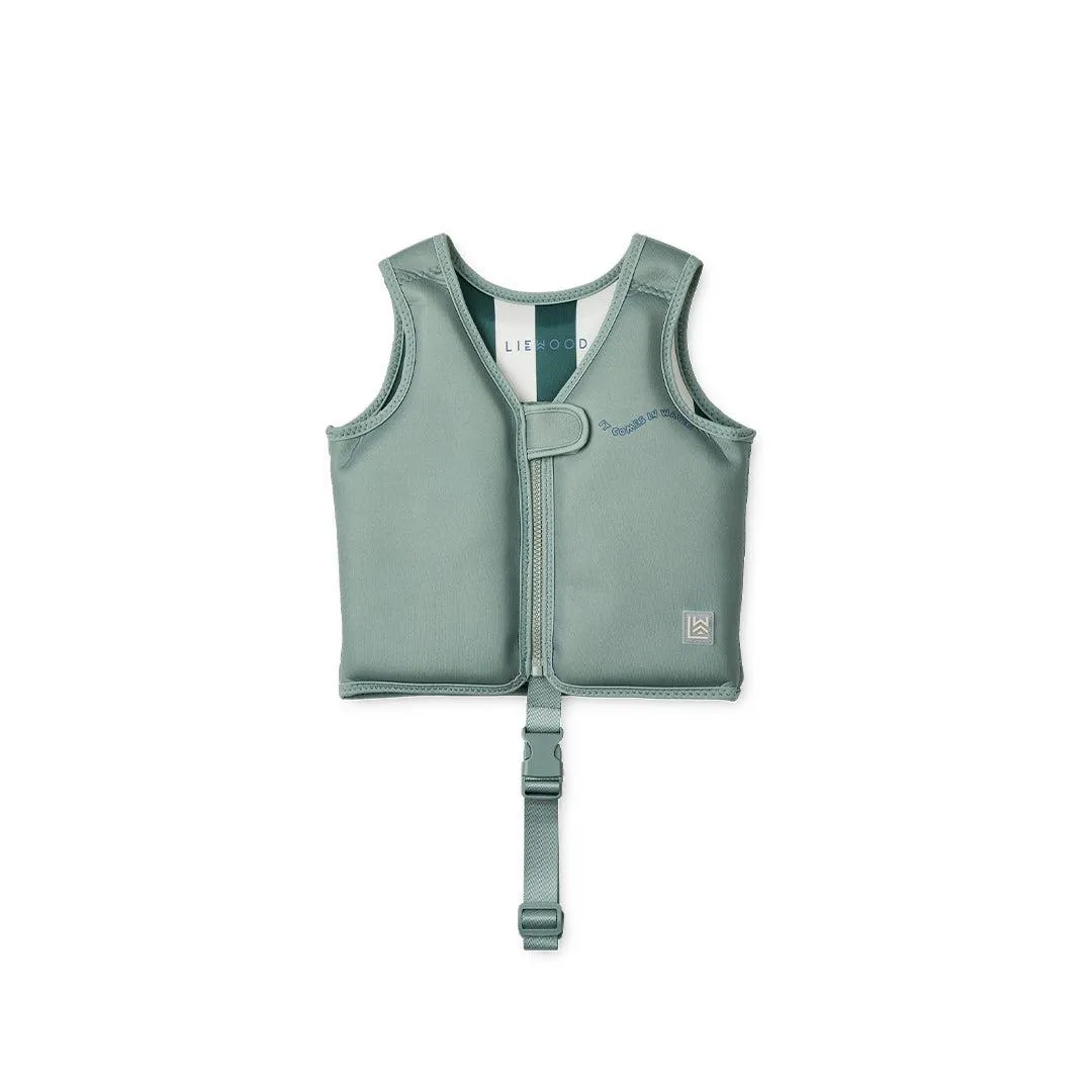 Liewood Dove Swim Vest - Waves / Peppermint