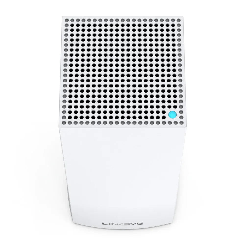 Linksys Velop Whole Home Intelligent Mesh WiFi 6 (AX4200) System, Tri-Band, 1-pack wireless router Gigabit Ethernet Tri-band (2.4 GHz / 5 GHz / 5 GHz) White