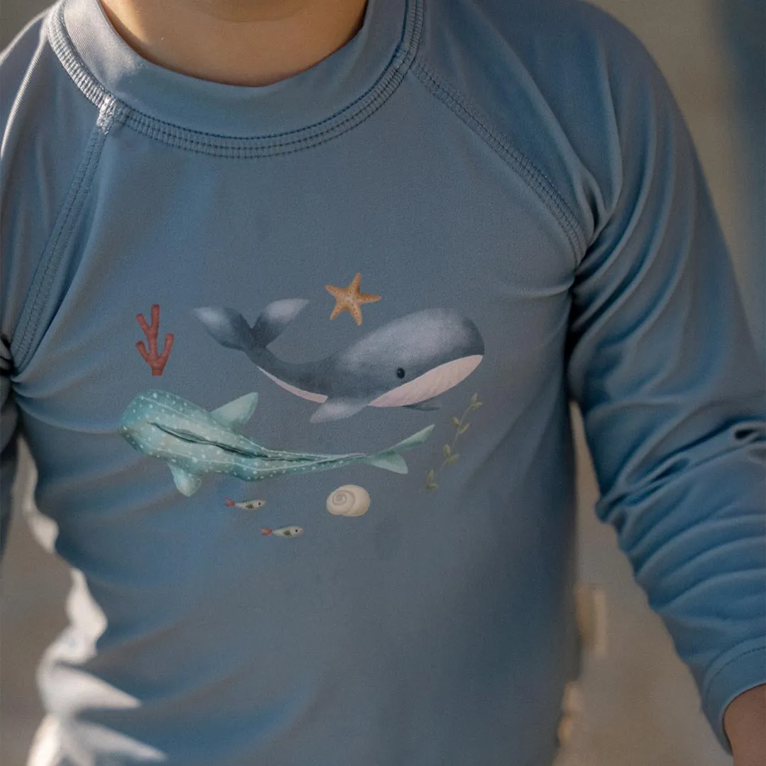 Little Dutch Rash Guard Long Sleeves - Ocean Blue
