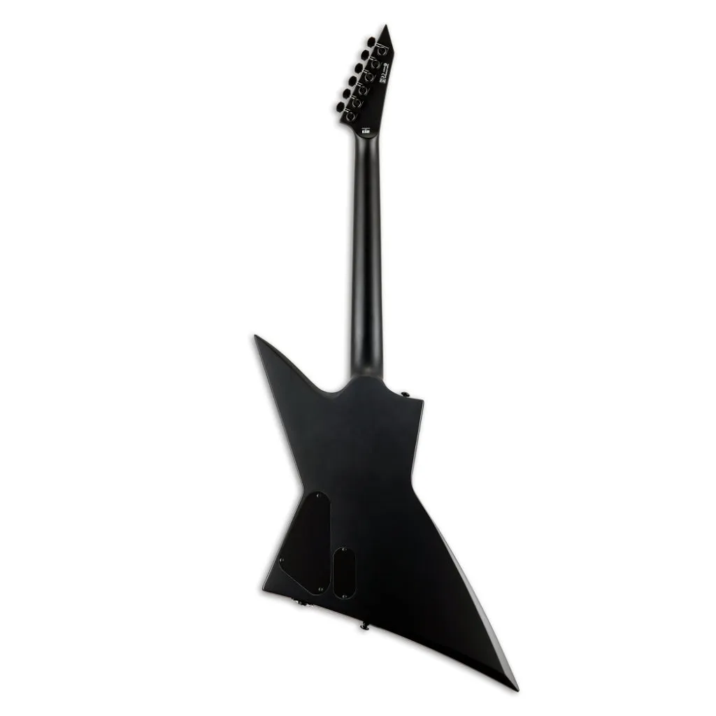 LTD EX Black Metal Electric Guitar - Black Satin