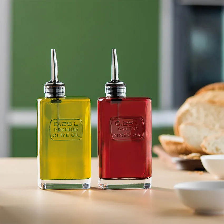 Luigi Bormioli | Optima Bottle With Silicone / Stainless Steel Pourer