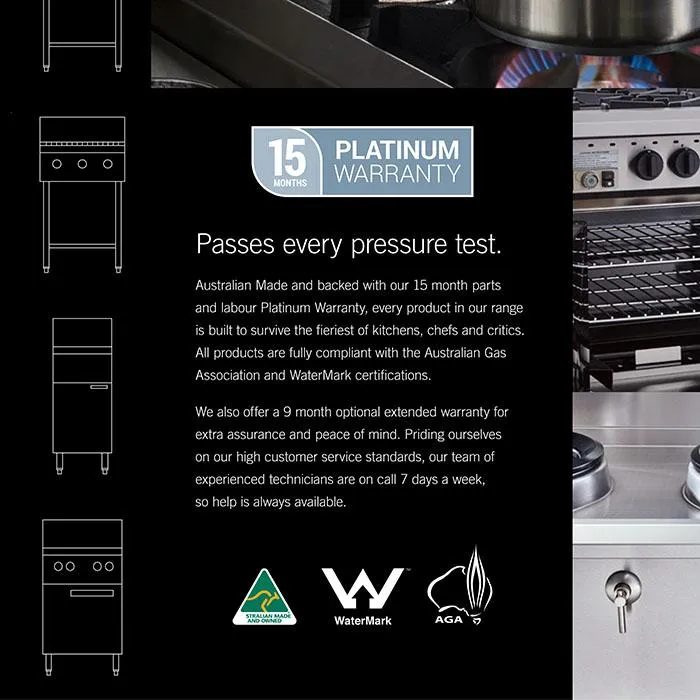 LUUS Professional Griddle 300mm - CS-3P