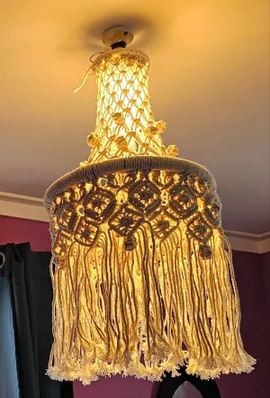 MACRAME CHANDELIER