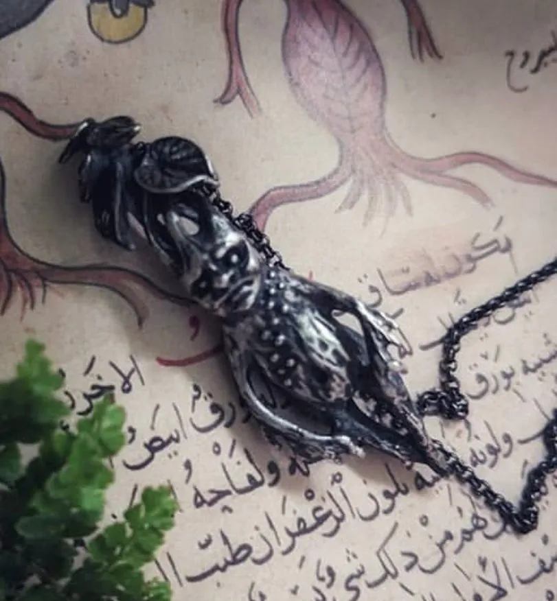 Magickal Mandrake - Sterling Silver Necklace