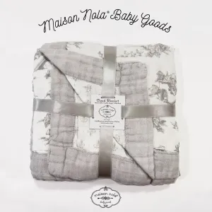 Maison Nola Storyland Cloud Blanket | Toile Grey
