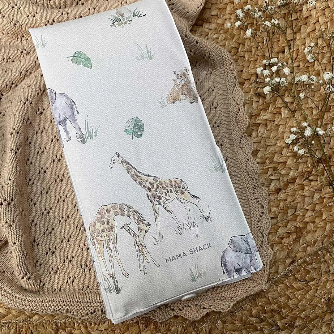 Mama Shack Foldable Travel Mat - Sweet Safari