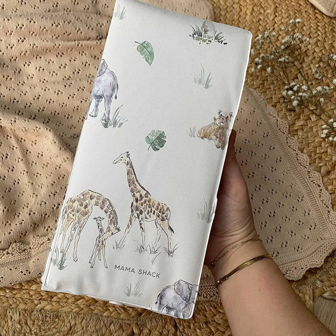 Mama Shack Foldable Travel Mat - Sweet Safari