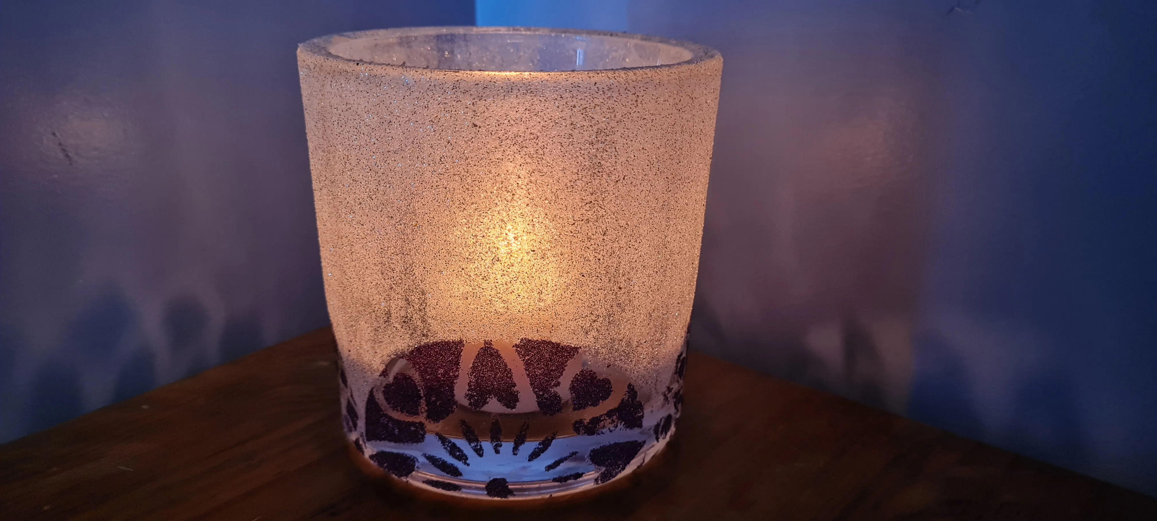 MANDALA GLITTER CANDLE HOLDERS