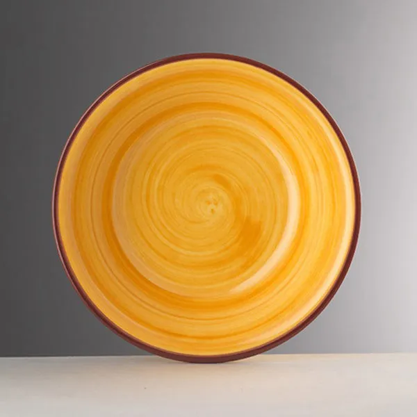 Mario Luca Giusti | 6 Saint Tropez Salad/Dessert Plates - Yellow