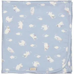 MarMar New Born Modal Smooth Print Blue Moomin Alida Baby Blanket