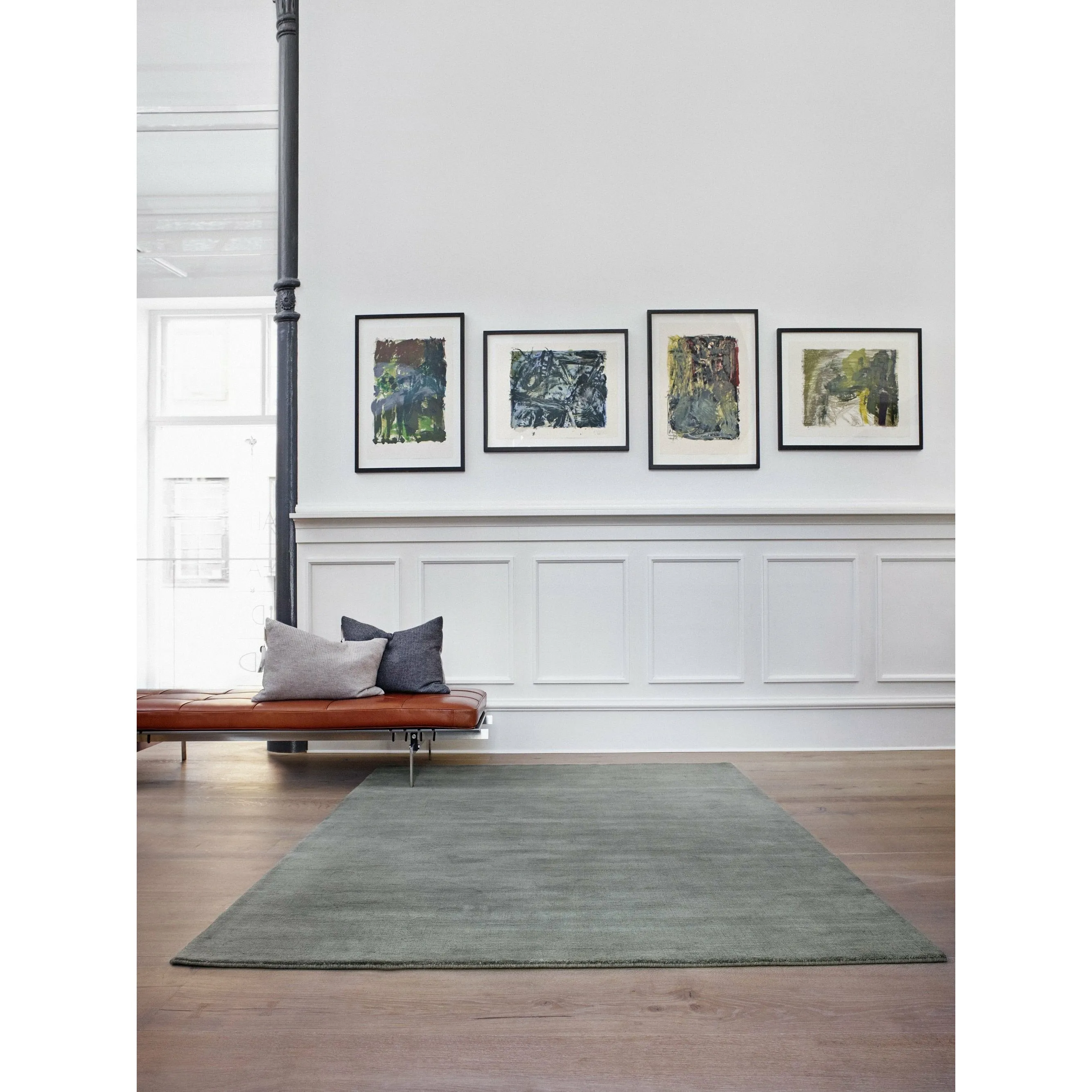 Massimo Earth Rug Verte Grey, 170x240 Cm