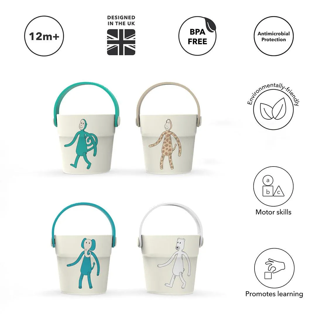 Matchstick Monkey Bathtime Bucket Set