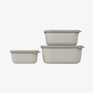 Mepal | Cirqula Multi-Bowl 3PC/ST Rect Deep (750 1500 3000)