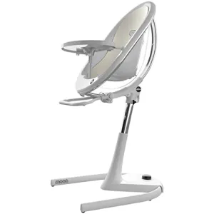 Mima Moon High Chair, 2G, Silver, Snow White