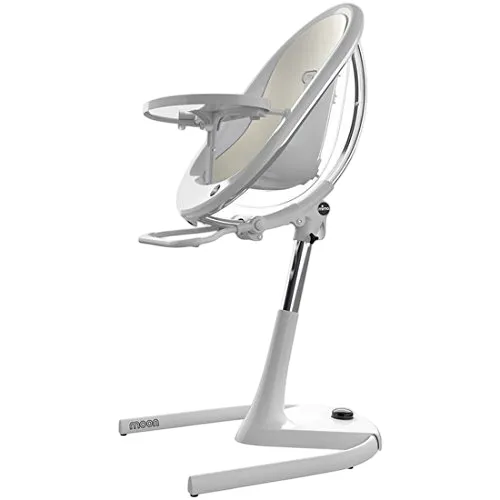 Mima Moon High Chair, 2G, Silver, Snow White