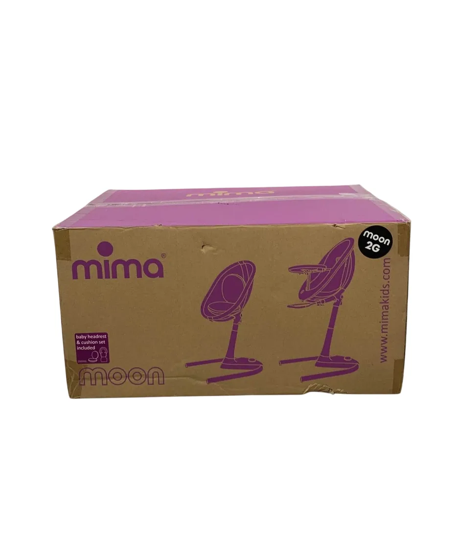Mima Moon High Chair, 2G, Silver, Snow White