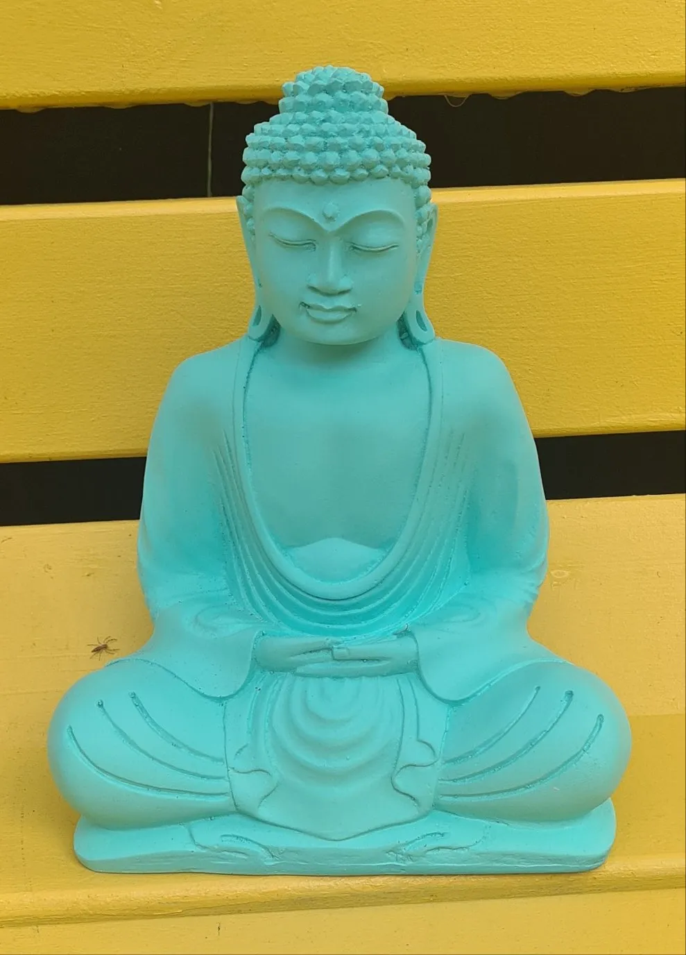MINT GREEN BUDDHA FIGURINE