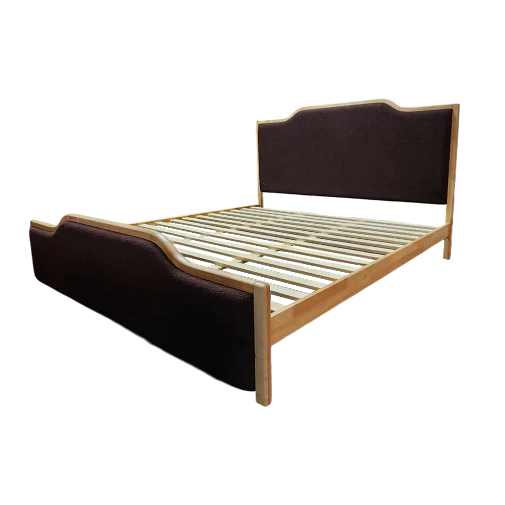 Mkh King Bed Dark Brown