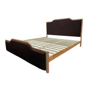 Mkh King Bed Dark Brown