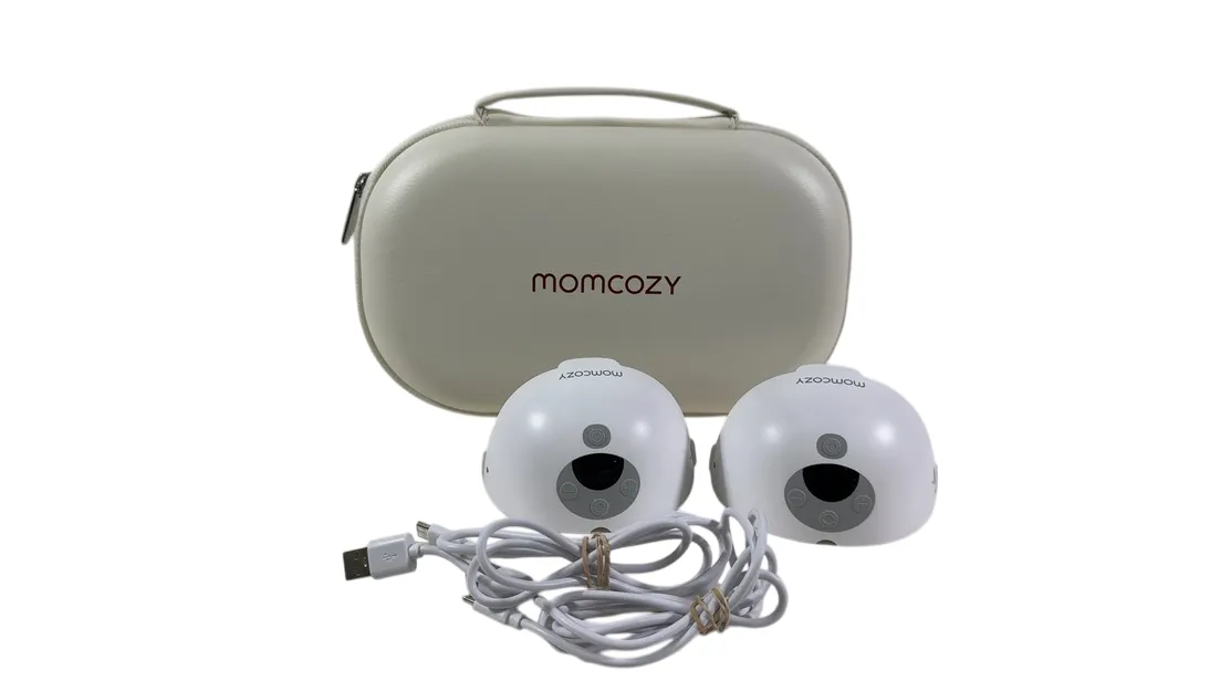 Momcozy All-in-one M5 Double Wearable Breast Pump, Quill Grey