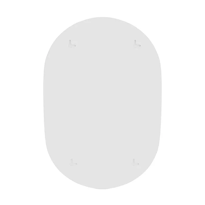 Montana Look Oval Mirror, New White