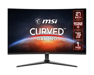 MSI G274CV 27" Full HD Curved Gaming Monitor - 75Hz, 1ms, IPS, AMD FreeSync, Black