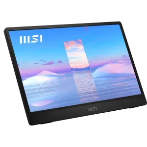 MSI Pro MP161 15.6" Full HD Portable Monitor - 60Hz, 4ms, IPS, Speakers, Black