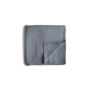 Mushie Organic Muslin Swaddle - Tradewinds