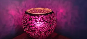 NAG CHAMPA NEW DEEP PURPLE SOY COCONUT CANDLES( Large)