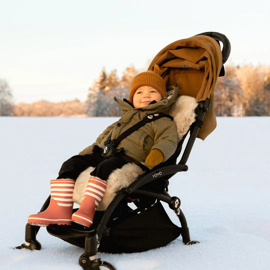 Naturally Sheepskins Deluxe Sheepskin Pram Liner - Taupe