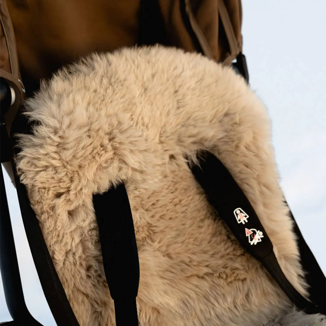 Naturally Sheepskins Deluxe Sheepskin Pram Liner - Taupe