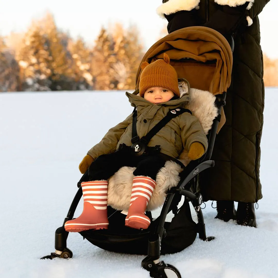 Naturally Sheepskins Deluxe Sheepskin Pram Liner - Taupe