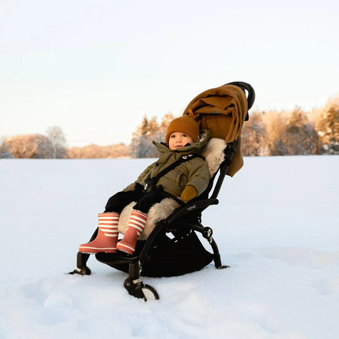 Naturally Sheepskins Deluxe Sheepskin Pram Liner - Taupe