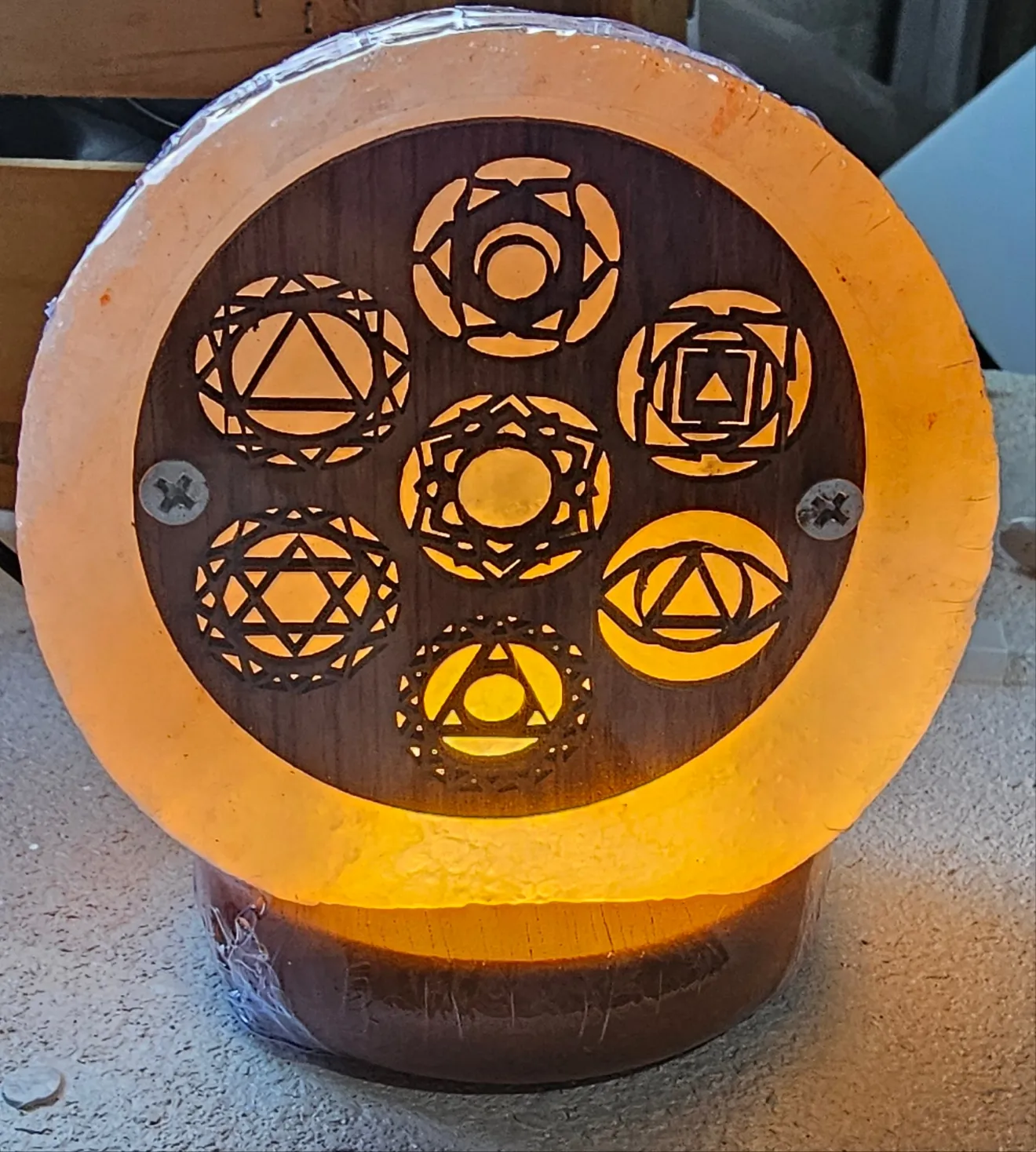 NEW CHAKRA SALT LAMPS