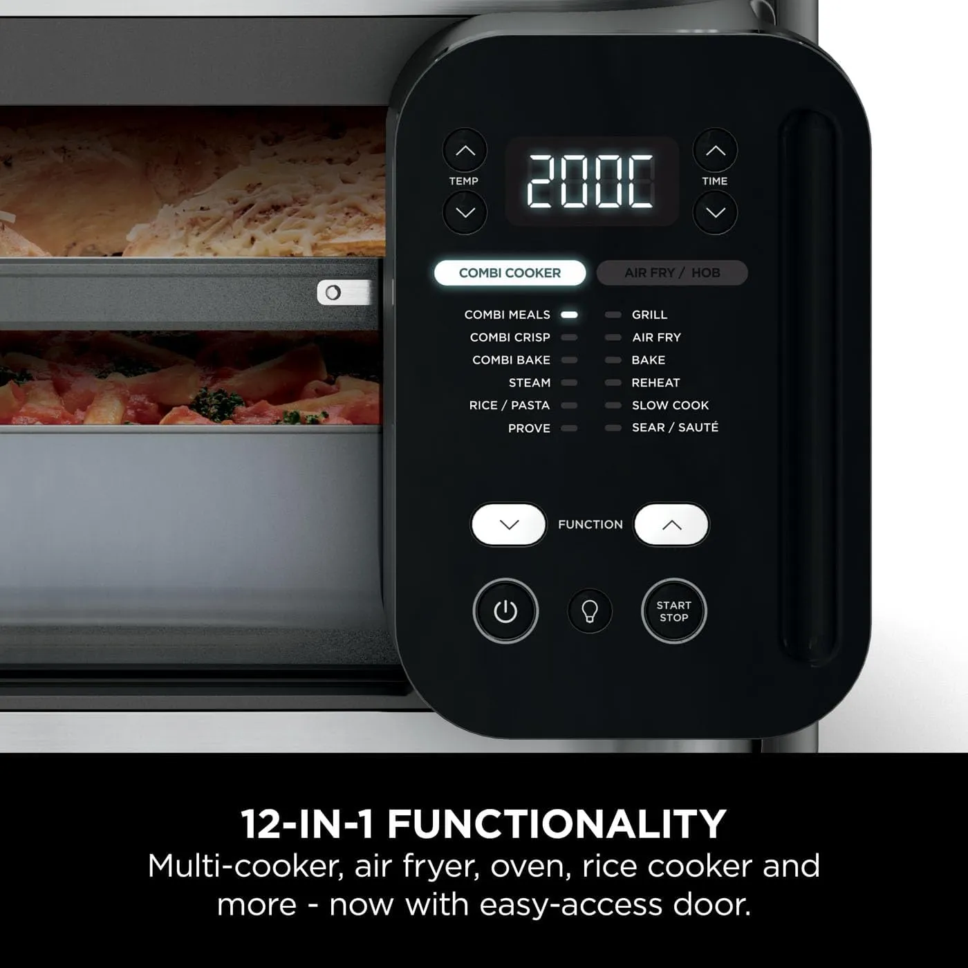 Ninja Combi 12-In-1 All-in-One Multi-Cooker, Air Fry, Bake, Saut, Steam, Slow Cook & More | SFP700UK