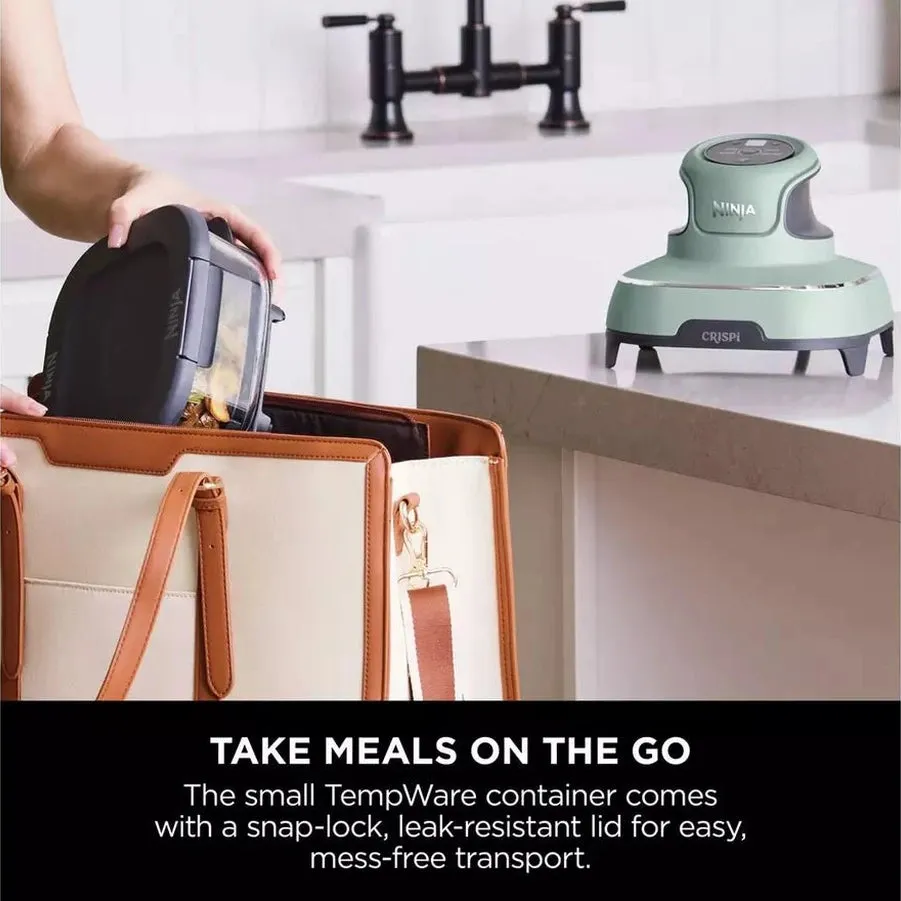Ninja Crispi 4-in-1 Portable Glass Air Fryer Cooking System - Sage | FN101UKSG