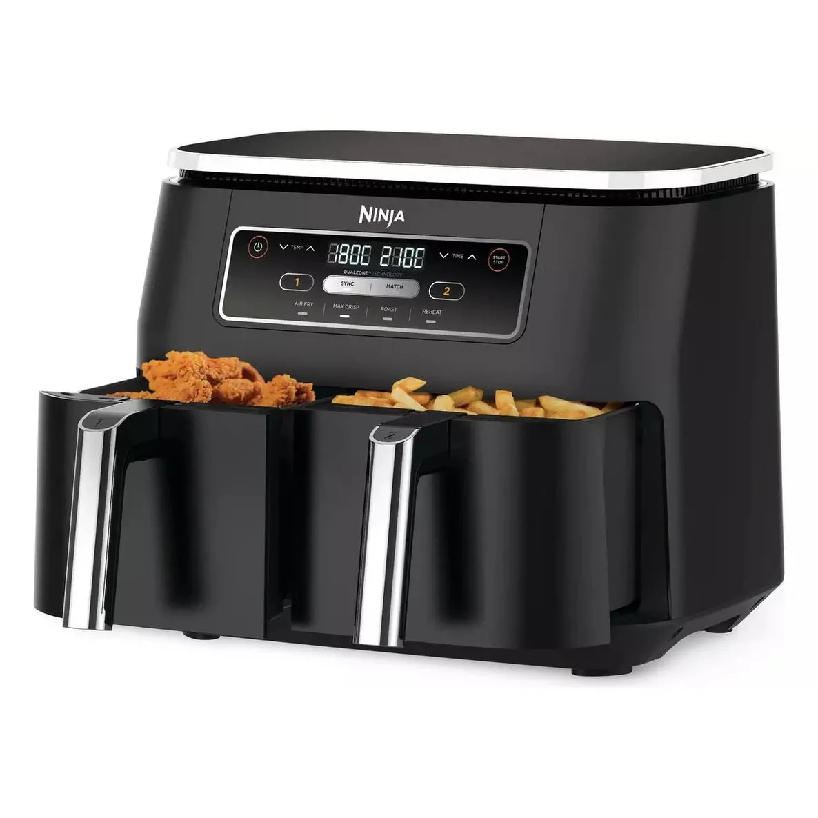 Ninja Foodi 4-in-1 Dual Zone Air Fryer 7.6L | AF200UK