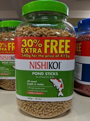 Nishikoi Pond Sticks 540g