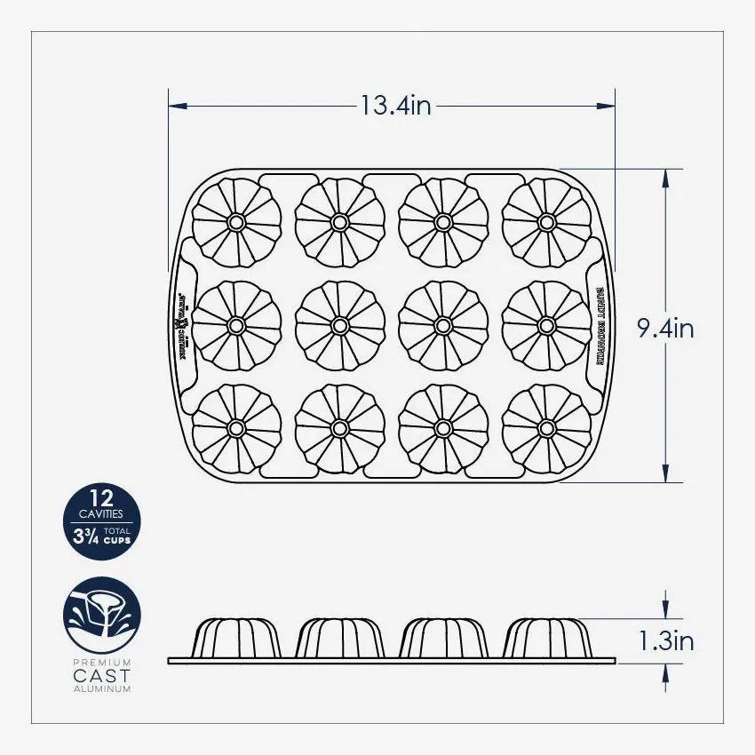 Nordicware | Bundt Brownie Pan